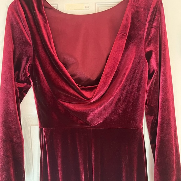 Revelry BURGUNDY Mother of the Bride or Bridesmaid Dress - Picture 3 of 6